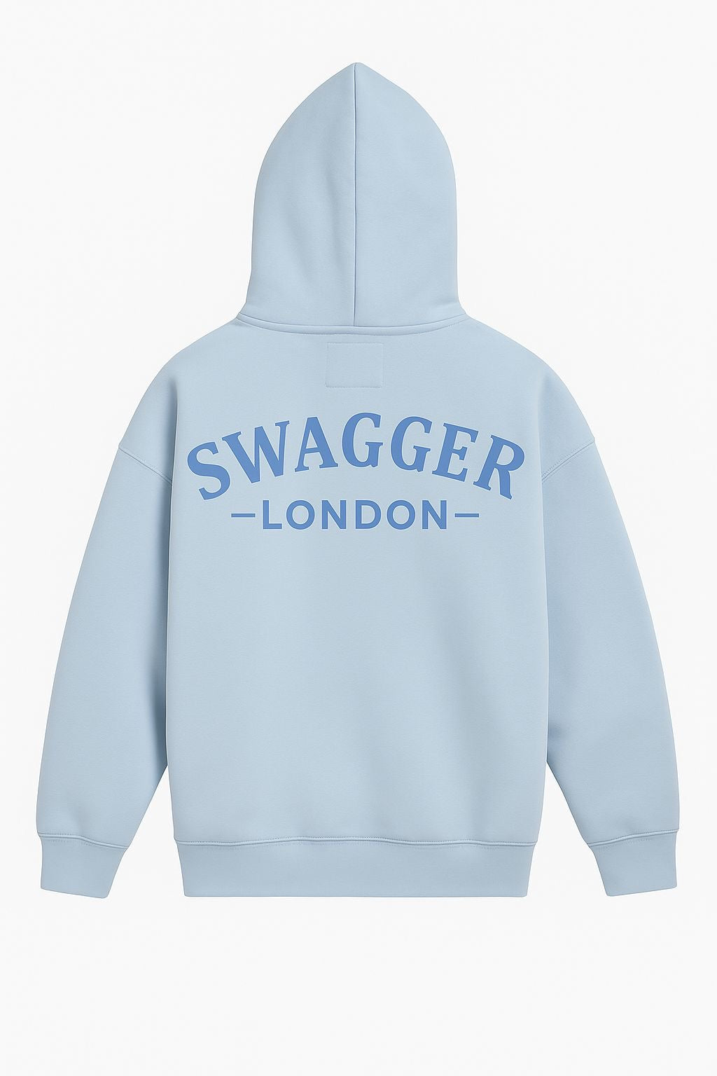 Swagger London Signature Oversized Hoodie – Ice Blue