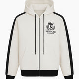 Swagger London Retro Off White Zip Hoodie